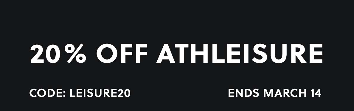 20% off Athleisure