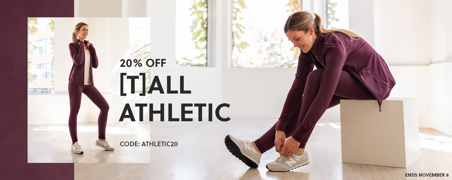 20% OFF (T)ALL ATHLETIC