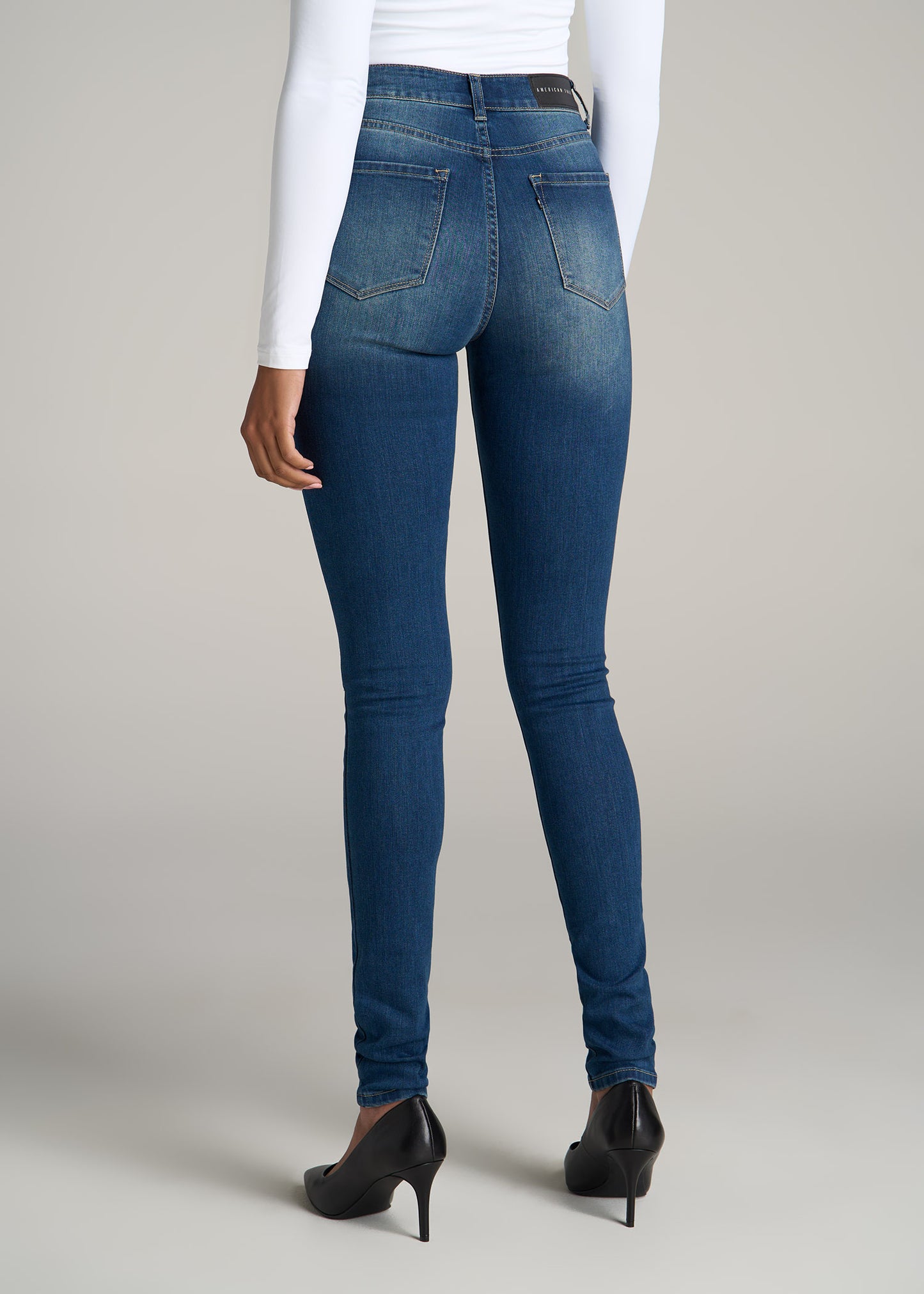 Georgia HIGH RISE SKINNY Tall Women's Jean in Classic Blue