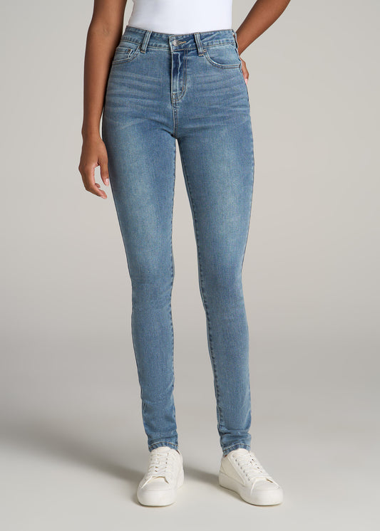 Georgia HIGH RISE SKINNY Tall Women's Jean in Monaco Faded