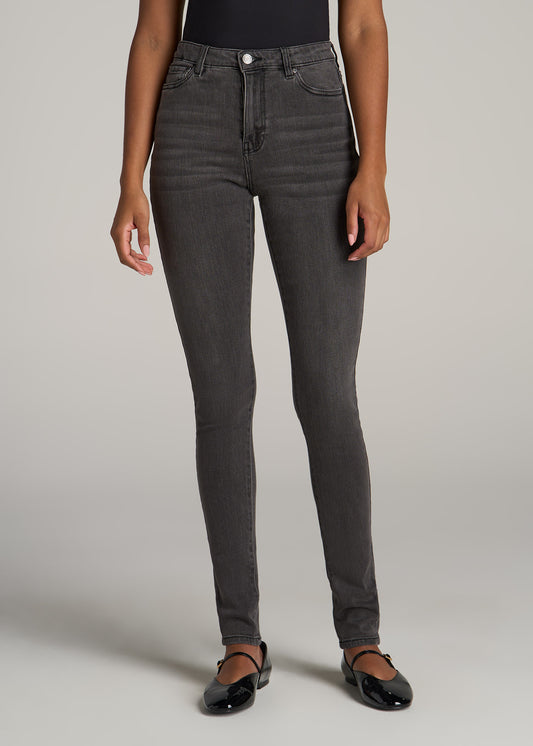 Georgia HIGH RISE SKINNY Tall Women's Jeans in True Grit Grey