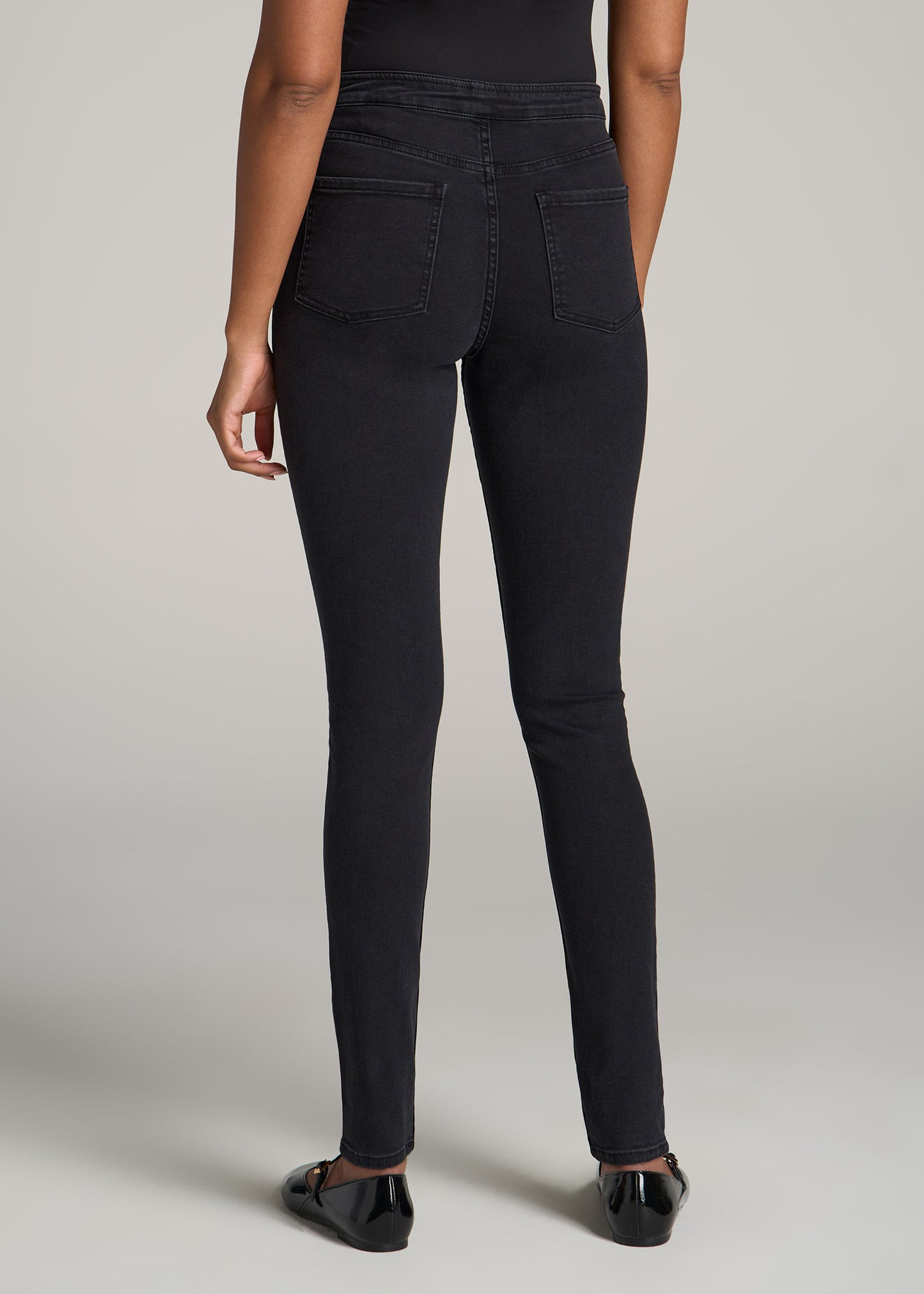 Women's Tall Jeggings in Washed Black