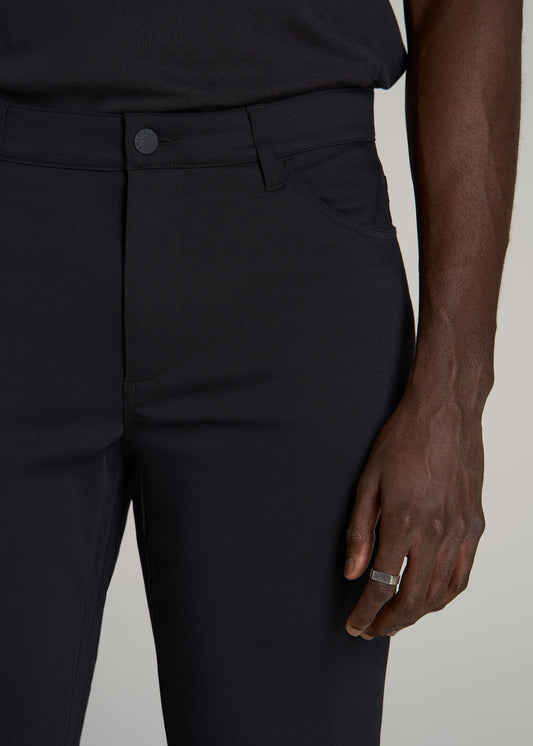 365 Stretch 5-Pocket TAPERED Pants for Tall Men in Black