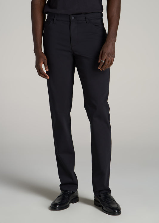 365 Stretch 5-Pocket TAPERED Pants for Tall Men in Black