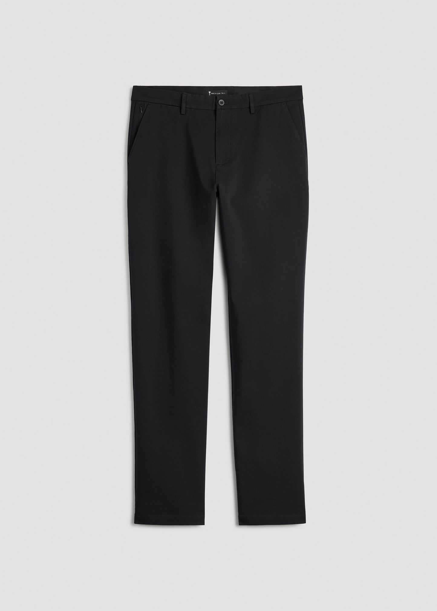 4 Way Stretch Commuter RELAXED Chino Pants for Tall Men in Black