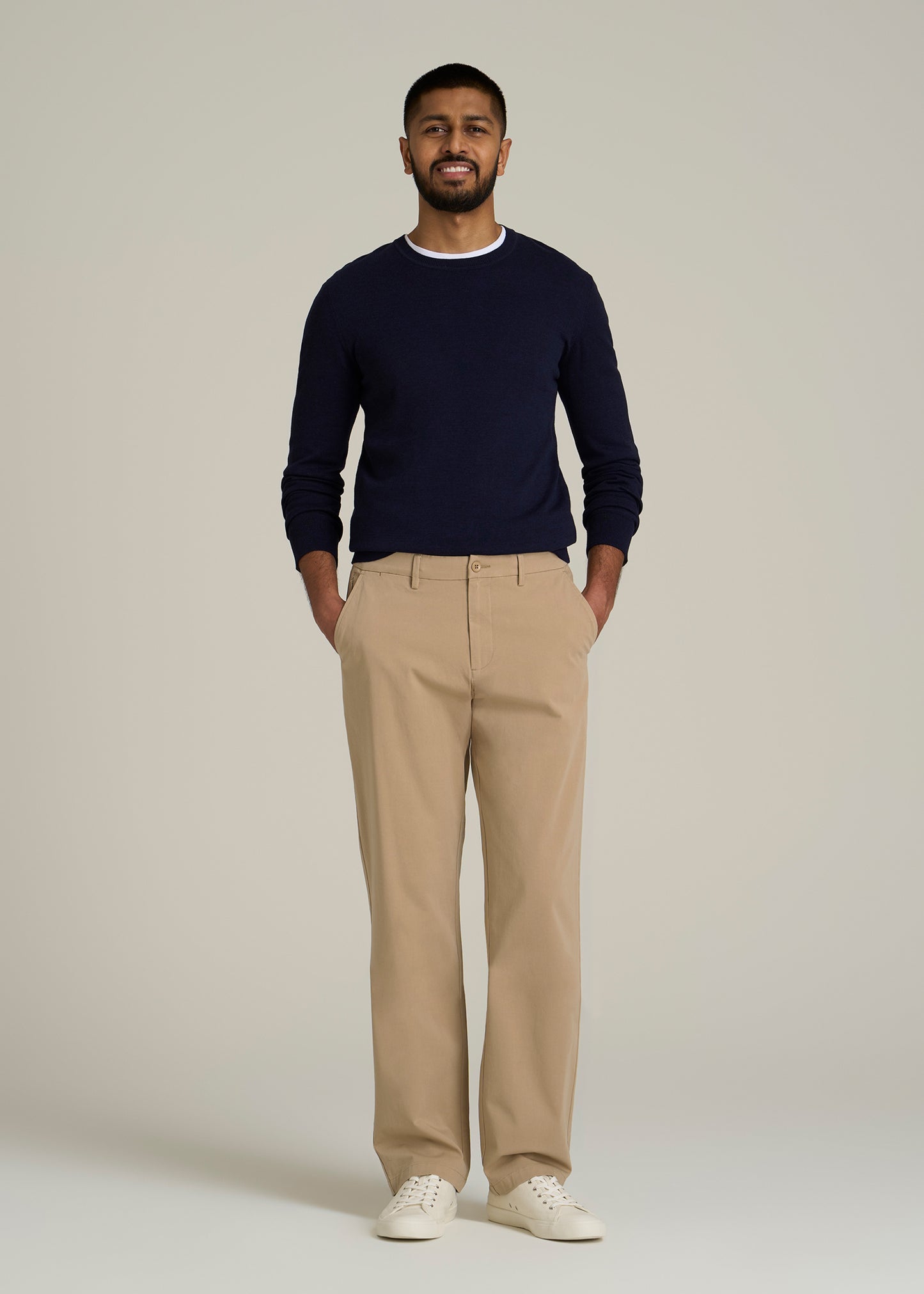 4 Way Stretch Commuter RELAXED Chino Pants for Tall Men in Hazelwood