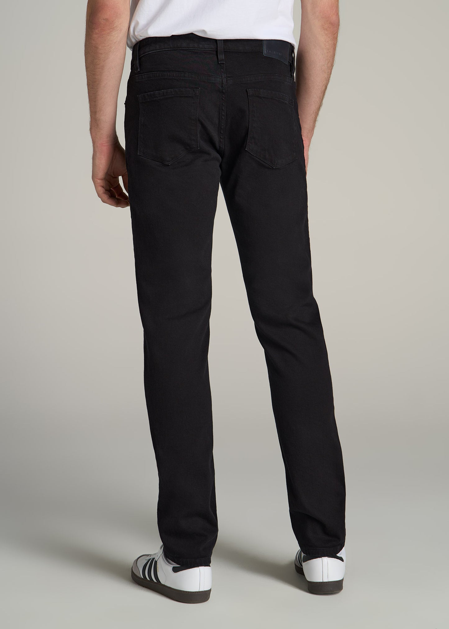 Americana Collection Carman Tapered Fit Jeans For Tall Men in Lark Black