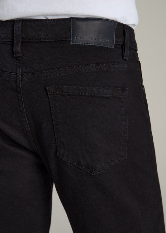 Americana Collection Carman Tapered Fit Jeans For Tall Men in Lark Black