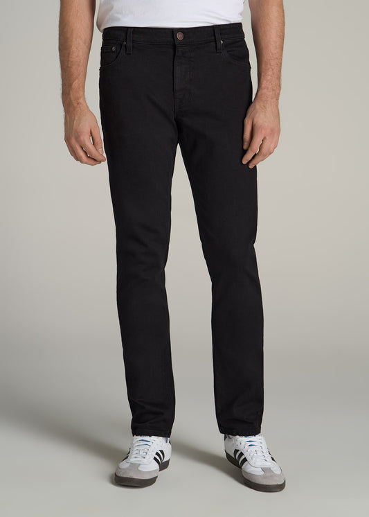 Americana Collection Carman Tapered Fit Jeans For Tall Men in Lark Black