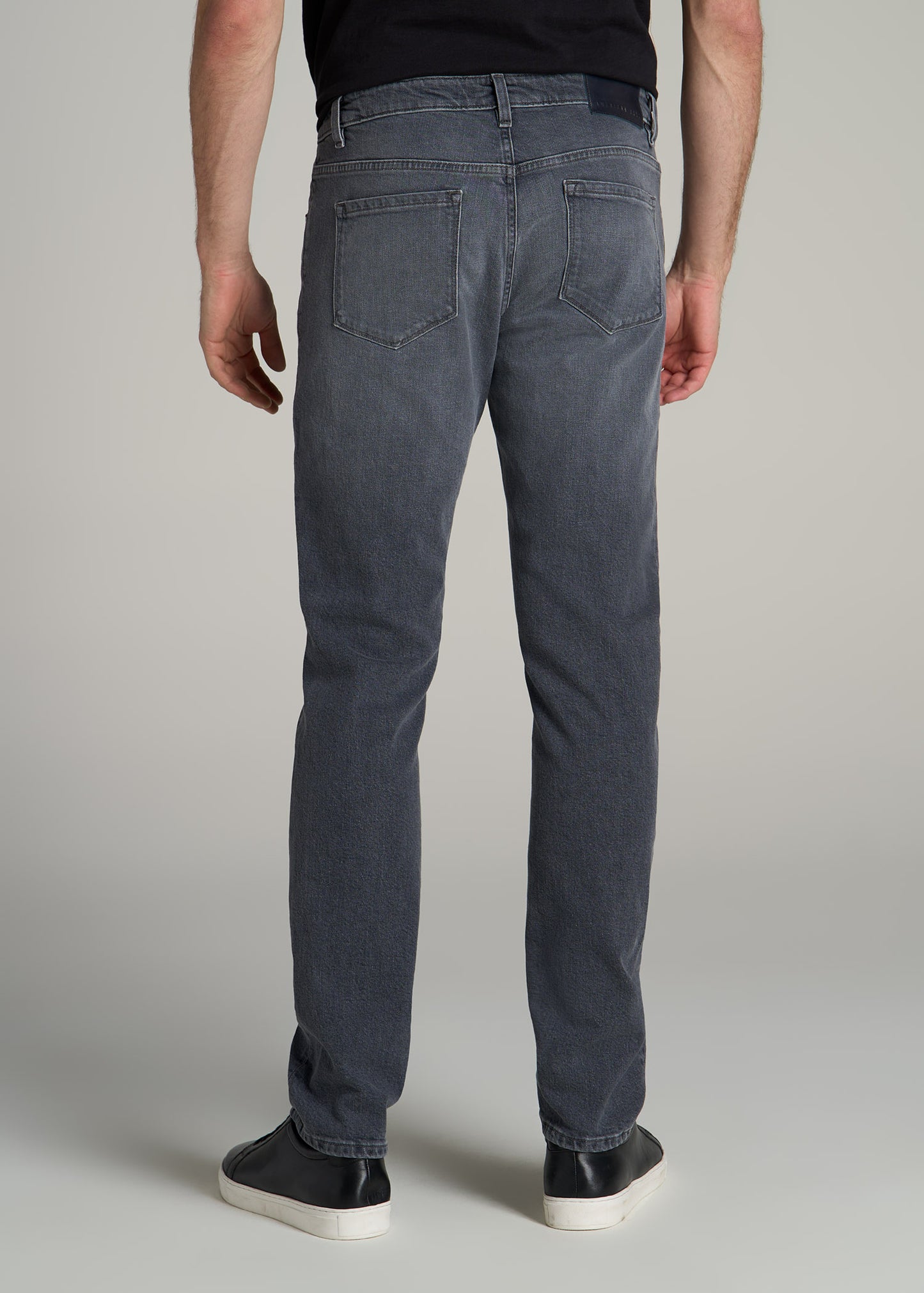 Americana Collection Carman Tapered Fit Jeans For Tall Men in Wolf Grey