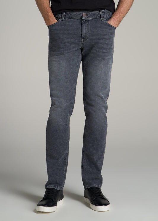 Americana Collection Carman Tapered Fit Jeans For Tall Men in Wolf Grey