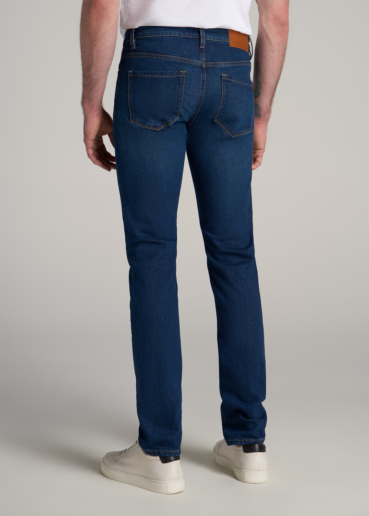 Americana Collection Dylan Slim Fit Jeans For Tall Men in Crown Blue