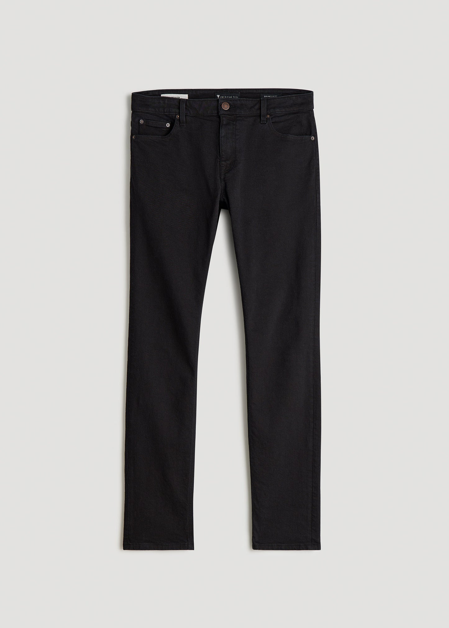 Americana Collection Dylan Slim Fit Jeans For Tall Men in Lark Black