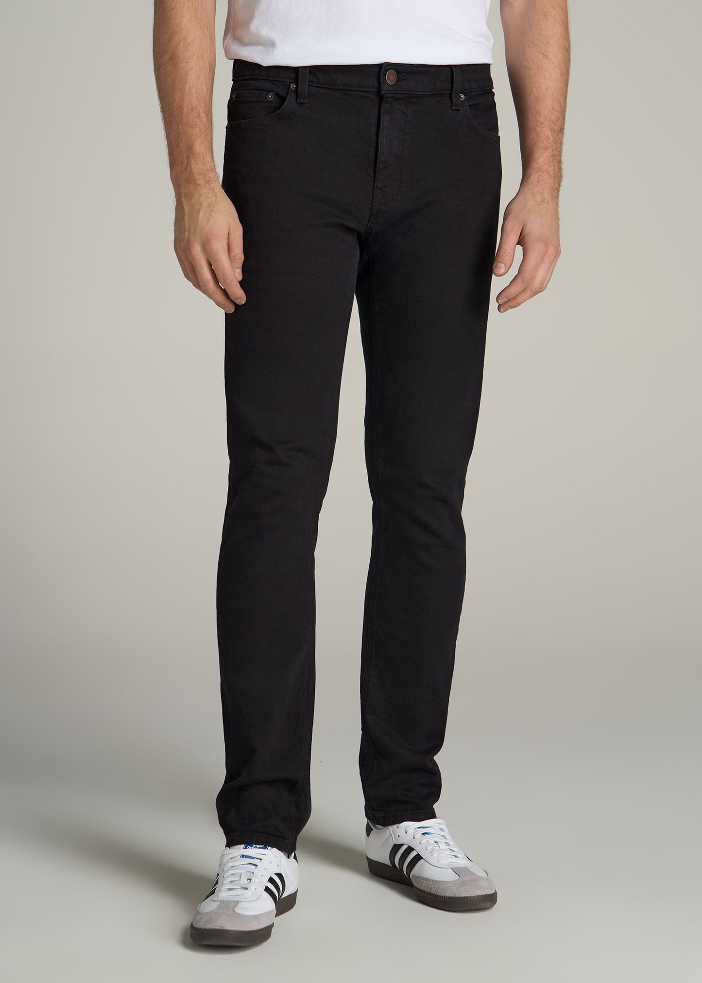 Americana Collection Dylan Slim Fit Jeans For Tall Men in Lark Black