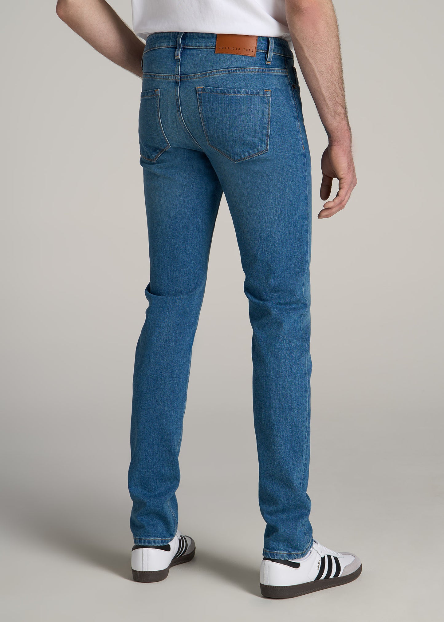 Americana Collection Dylan Slim Fit Jeans For Tall Men in Sail Blue