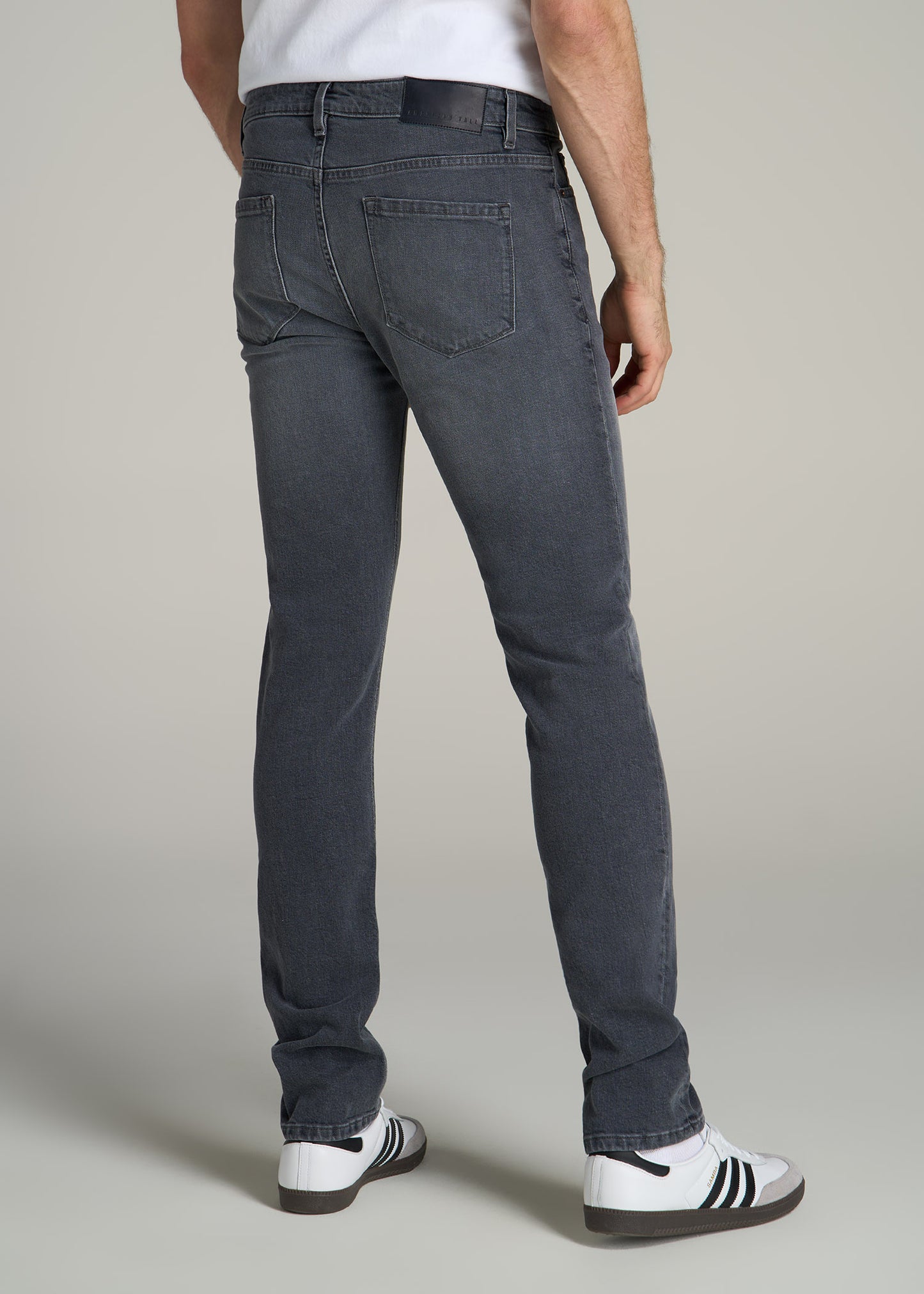 Americana Collection Dylan Slim Fit Jeans For Tall Men in Wolf Grey