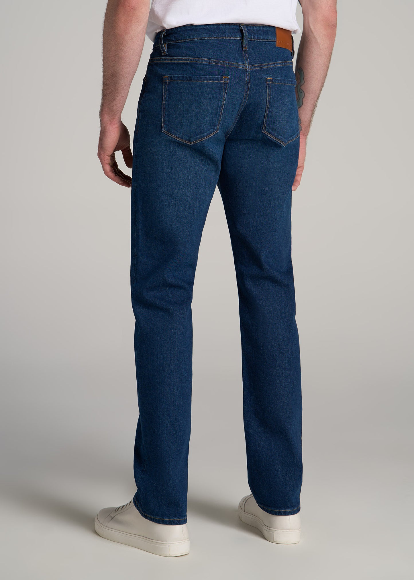 Americana Collection J1 Straight Fit Jeans For Tall Men in Crown Blue