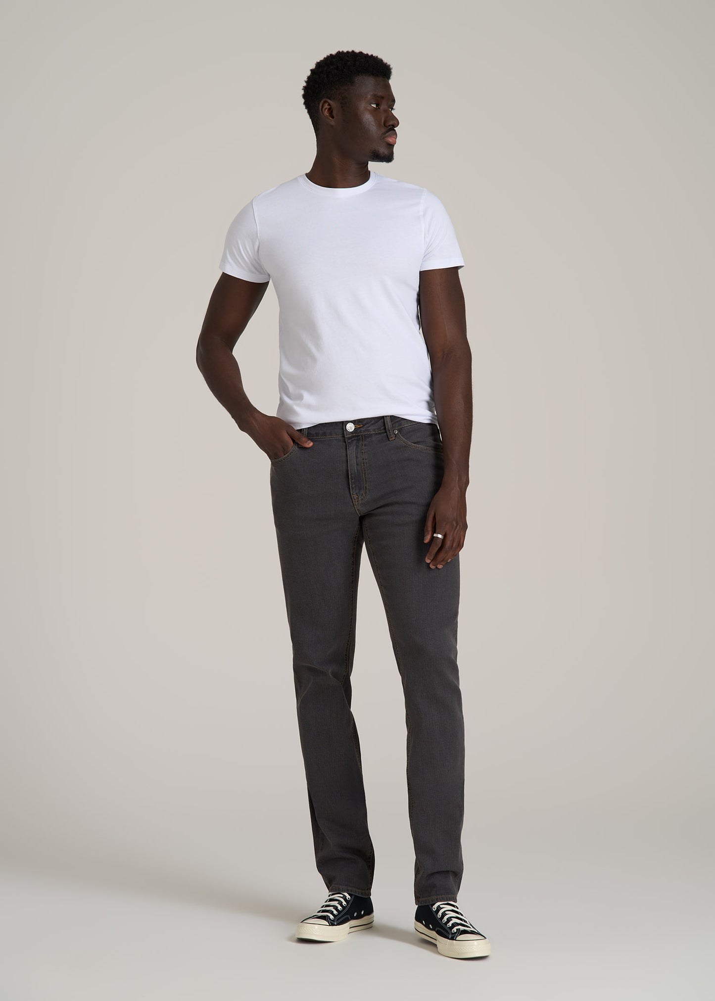 Carman TAPERED Jeans for Tall Men in Grey