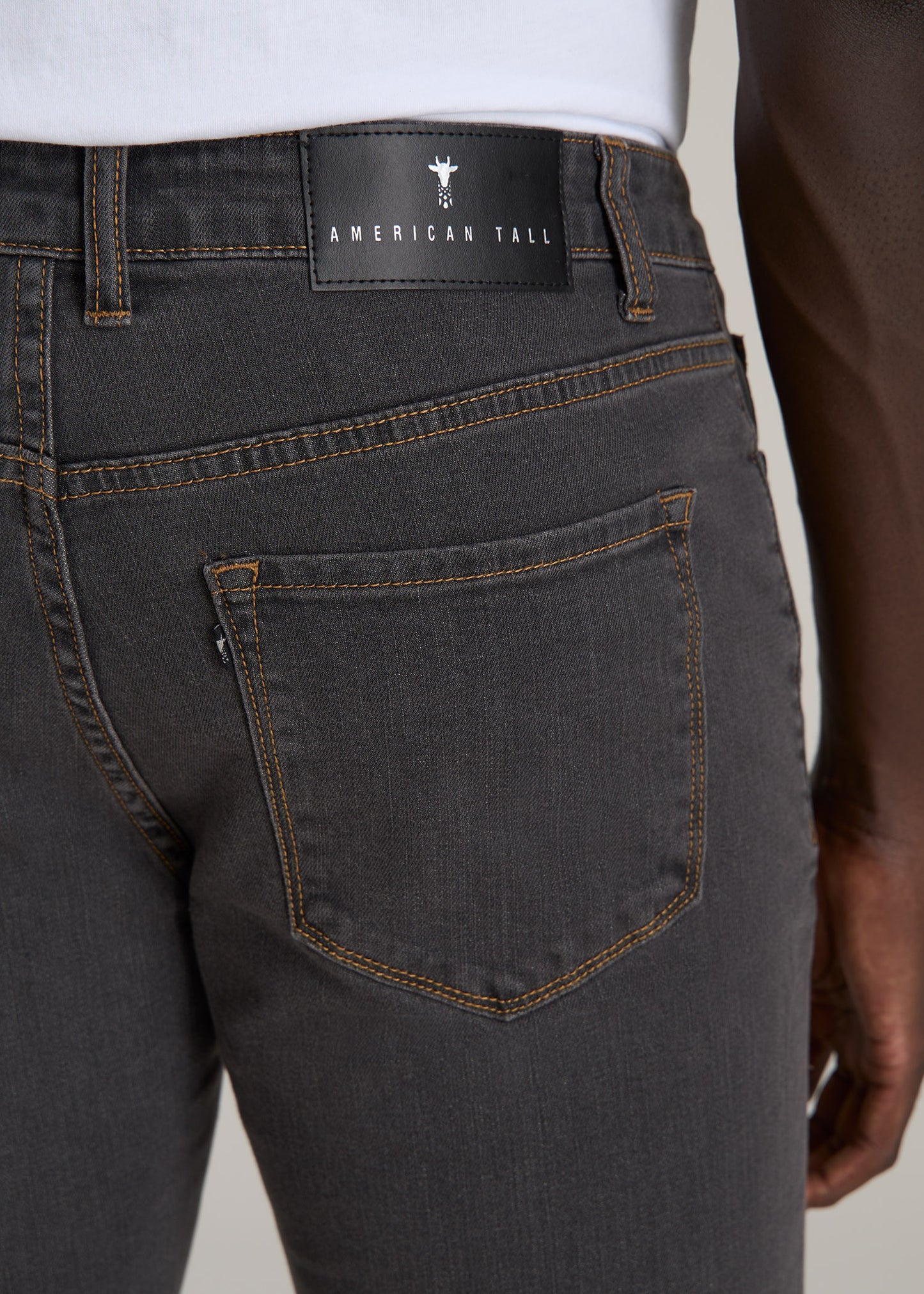 Carman TAPERED Jeans for Tall Men in Grey