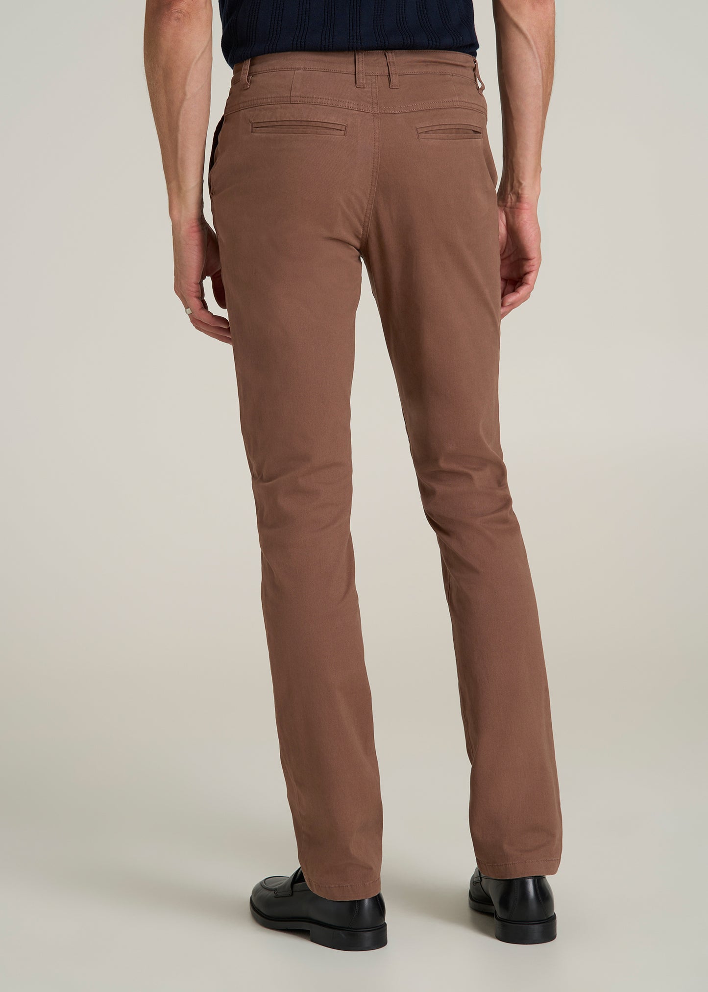 Carman TAPERED Chinos in Otter Brown - Pants for Tall Men