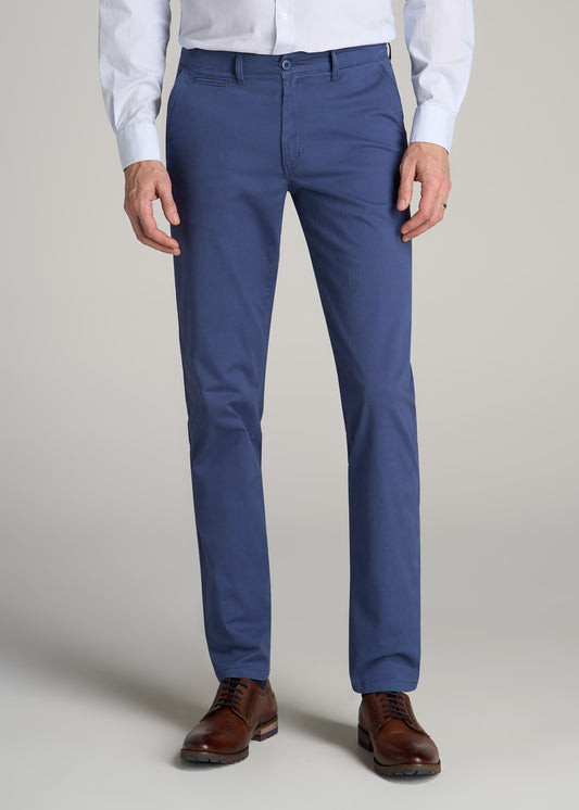 Carman TAPERED Chinos in Steel Blue - Pants for Tall Men