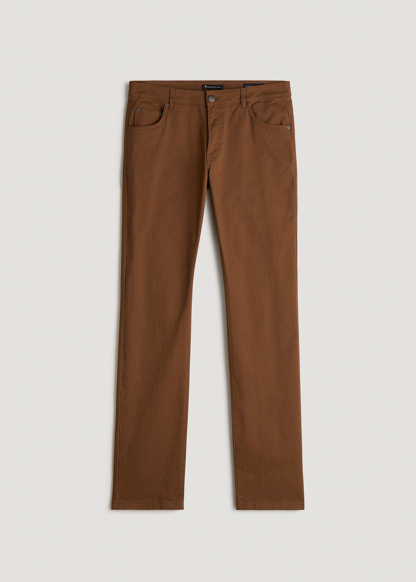 Carman TAPERED Fit Five Pocket Pants for Tall Men in Nutshell