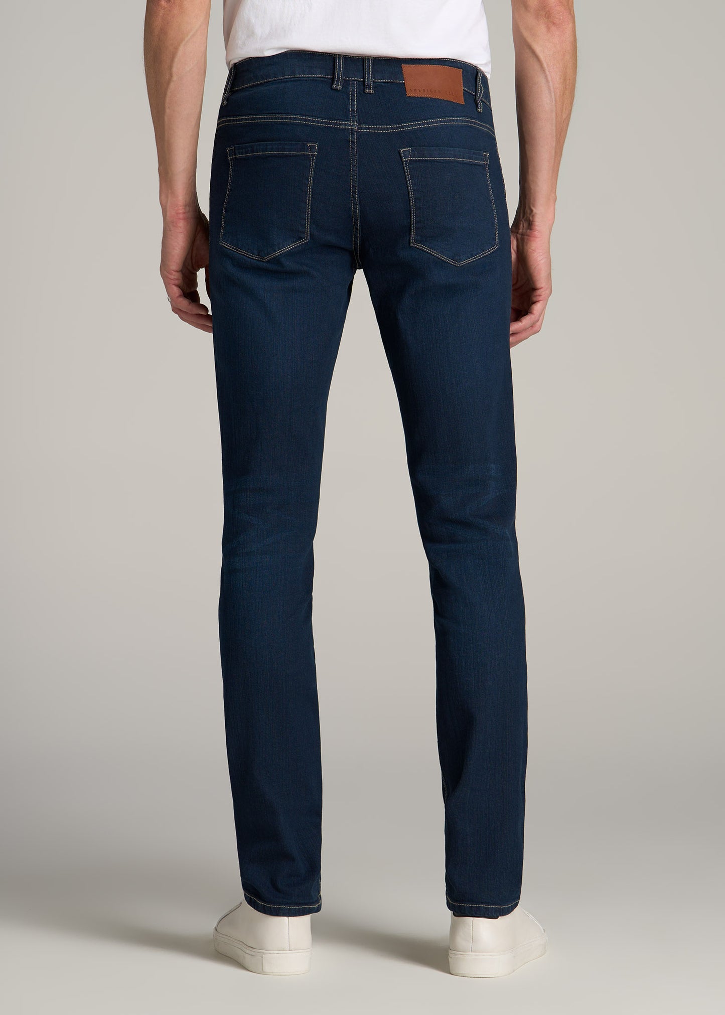 Carman TAPERED Jeans for Tall Men in Blue-Steel