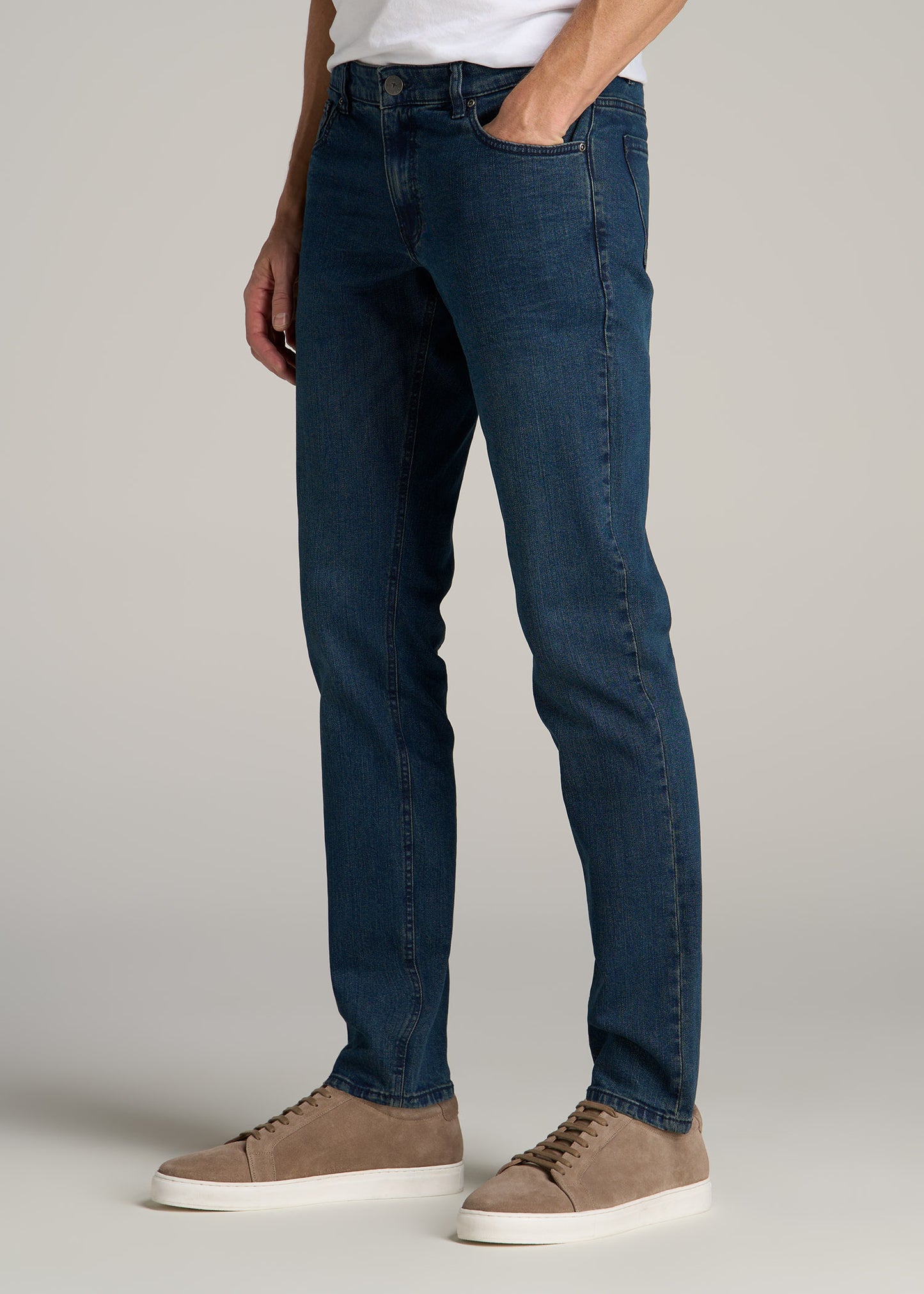 Carman TAPERED Jeans for Tall Men in Coastal Blue