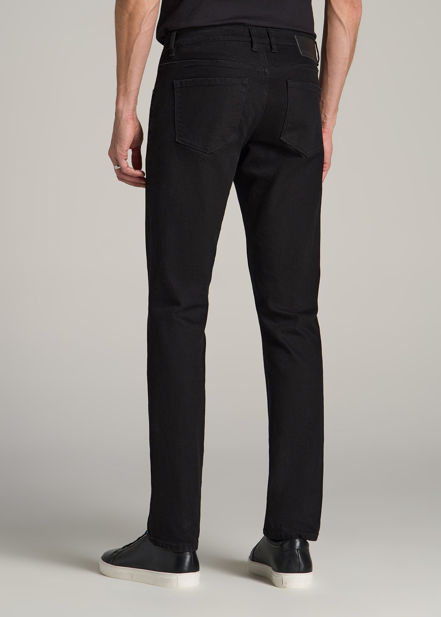 Carman TAPERED Jeans for Tall Men in True Black