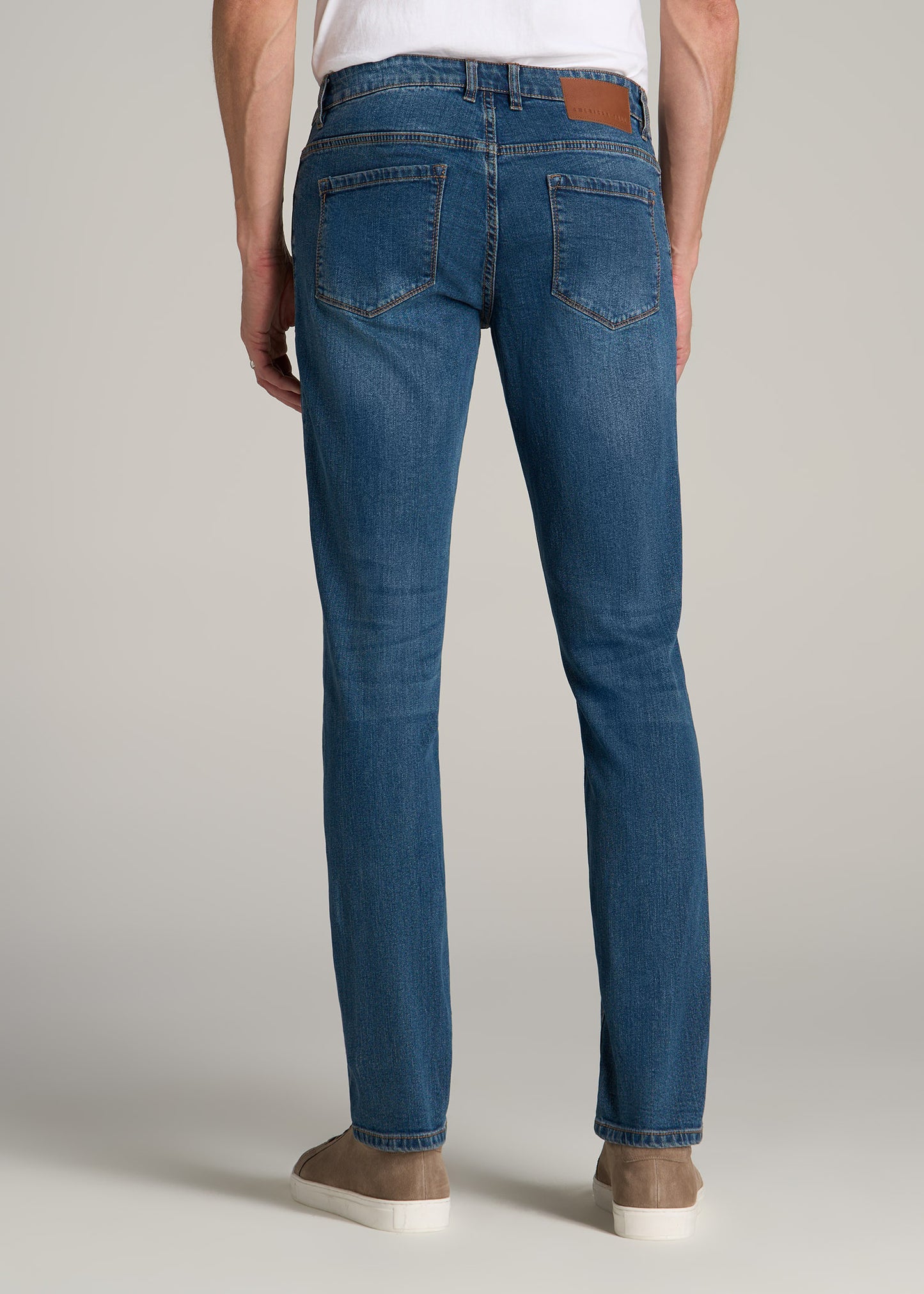 Carman TAPERED Jeans for Tall Men in Worn Blue