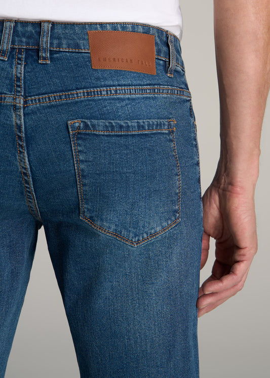 Carman TAPERED Jeans for Tall Men in Worn Blue