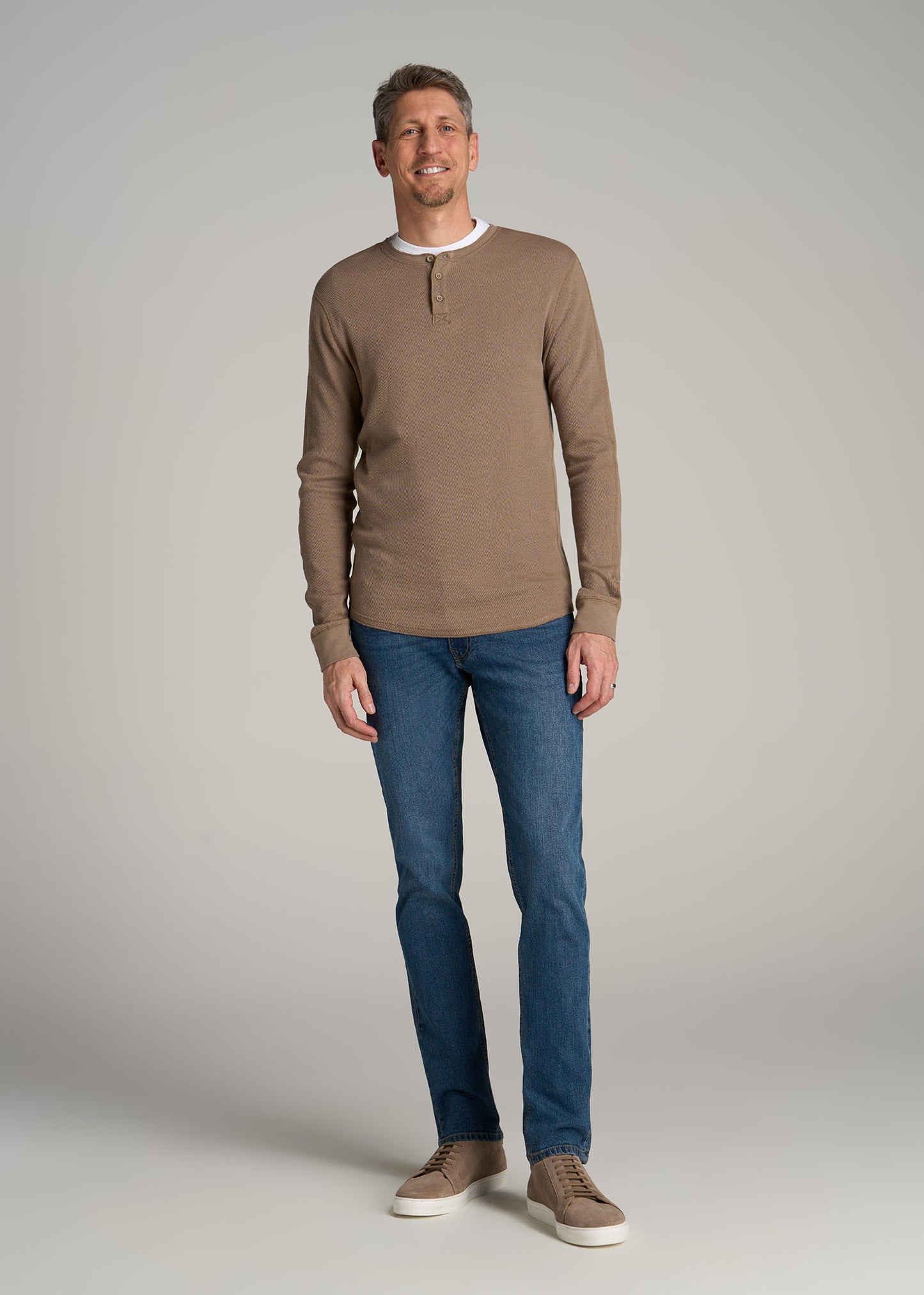 Carman TAPERED Jeans for Tall Men in Worn Blue