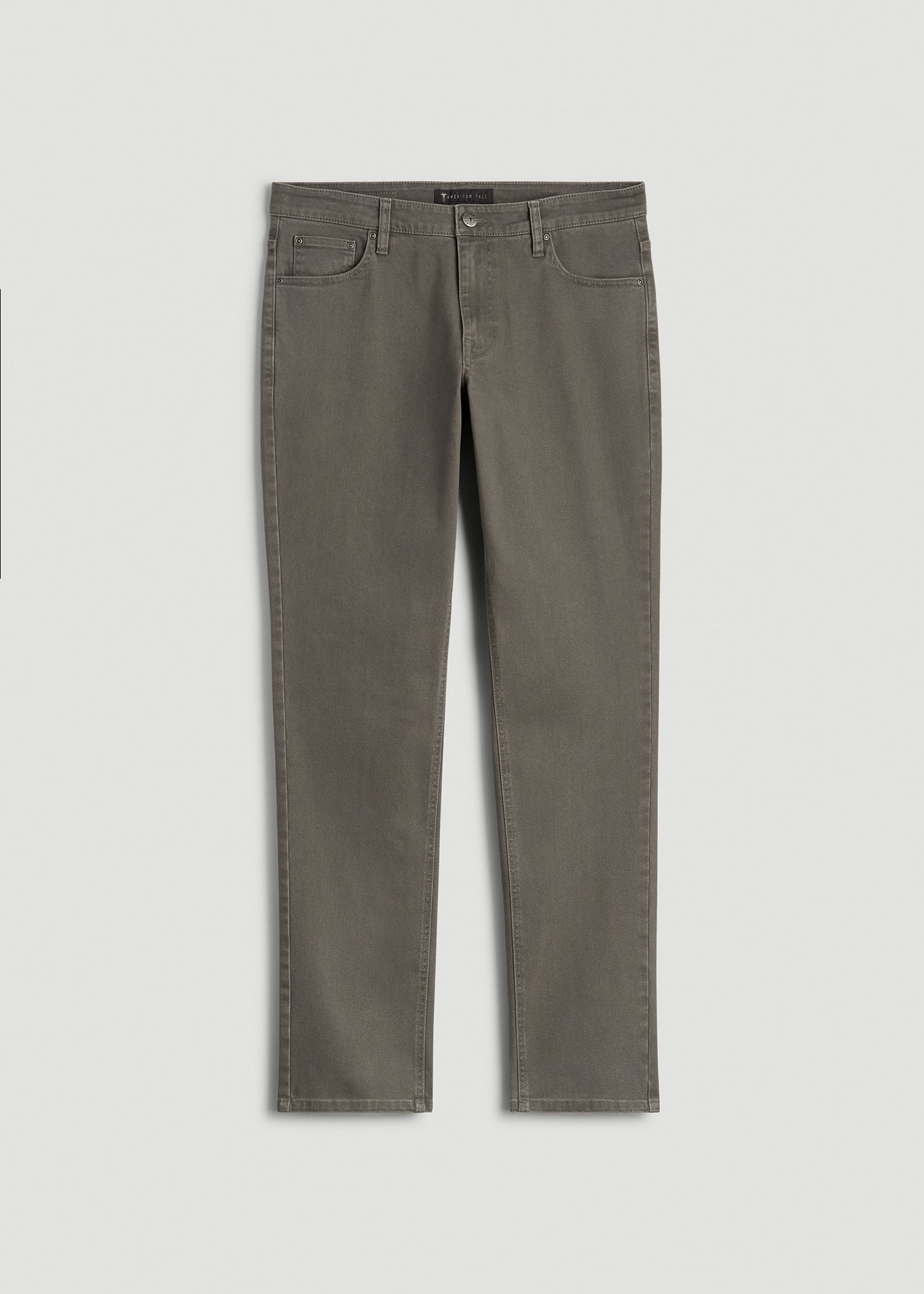 Carman Tapered Fit Colored Jeans for Tall Men in Sage