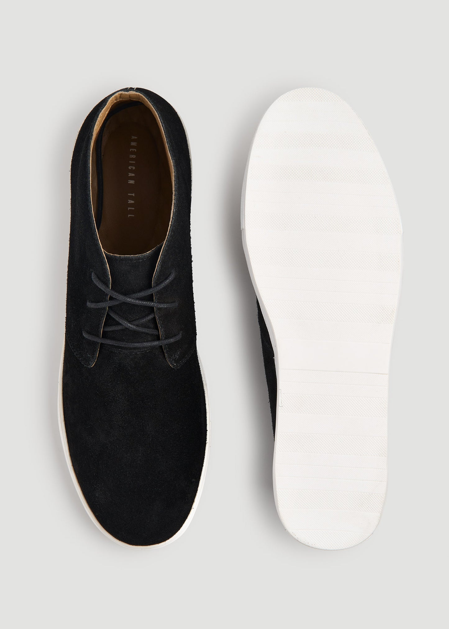 Chukka Sneaker Boots for Tall Men in Black