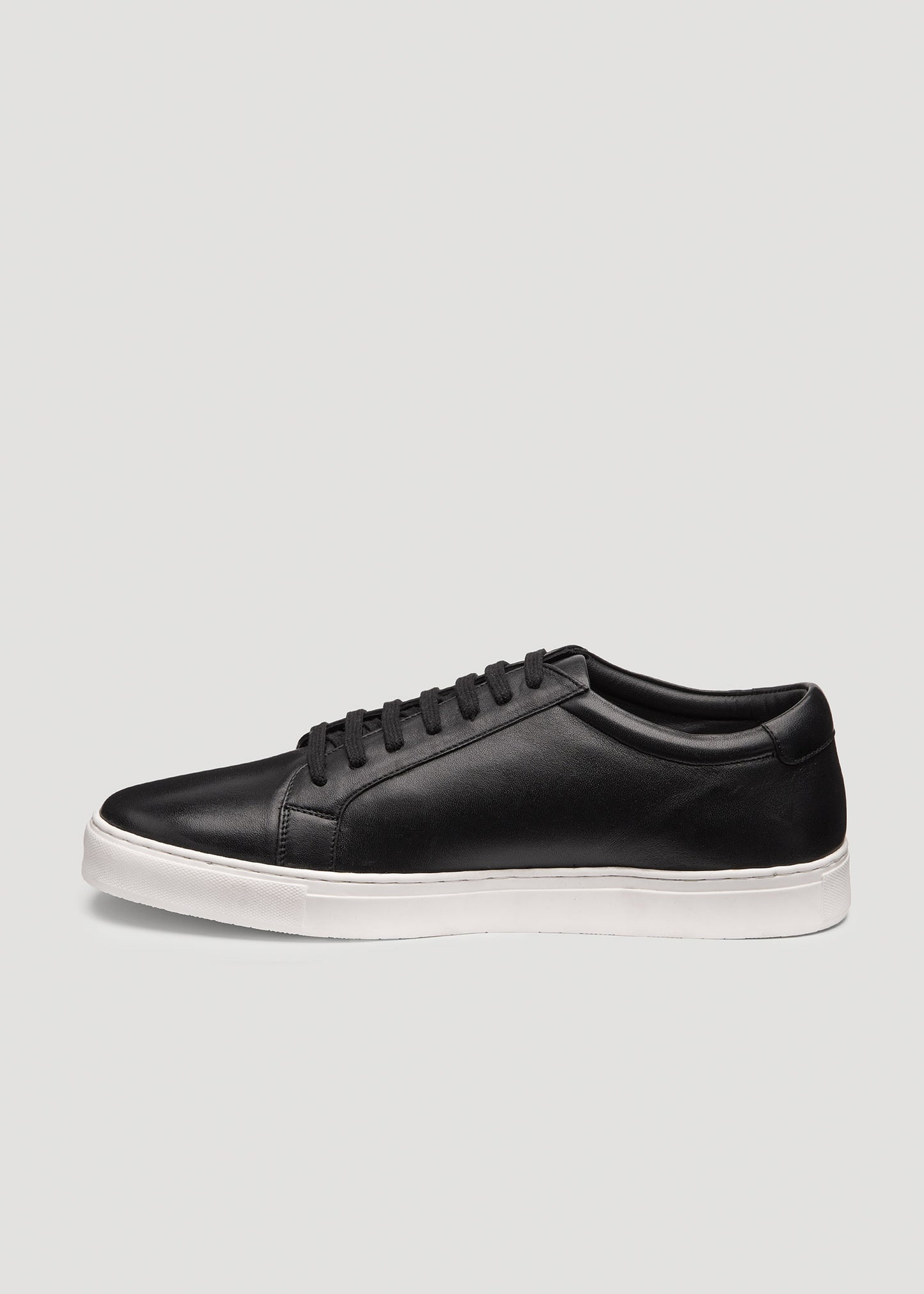 American-Tall-Men-Cupsole-Tennis-Sneaker-Black-Side