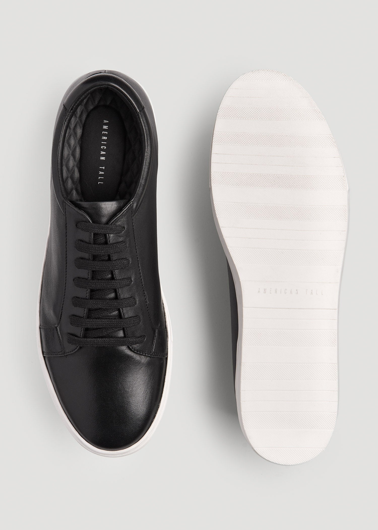 American-Tall-Men-Cupsole-Tennis-Sneaker-Black-Top