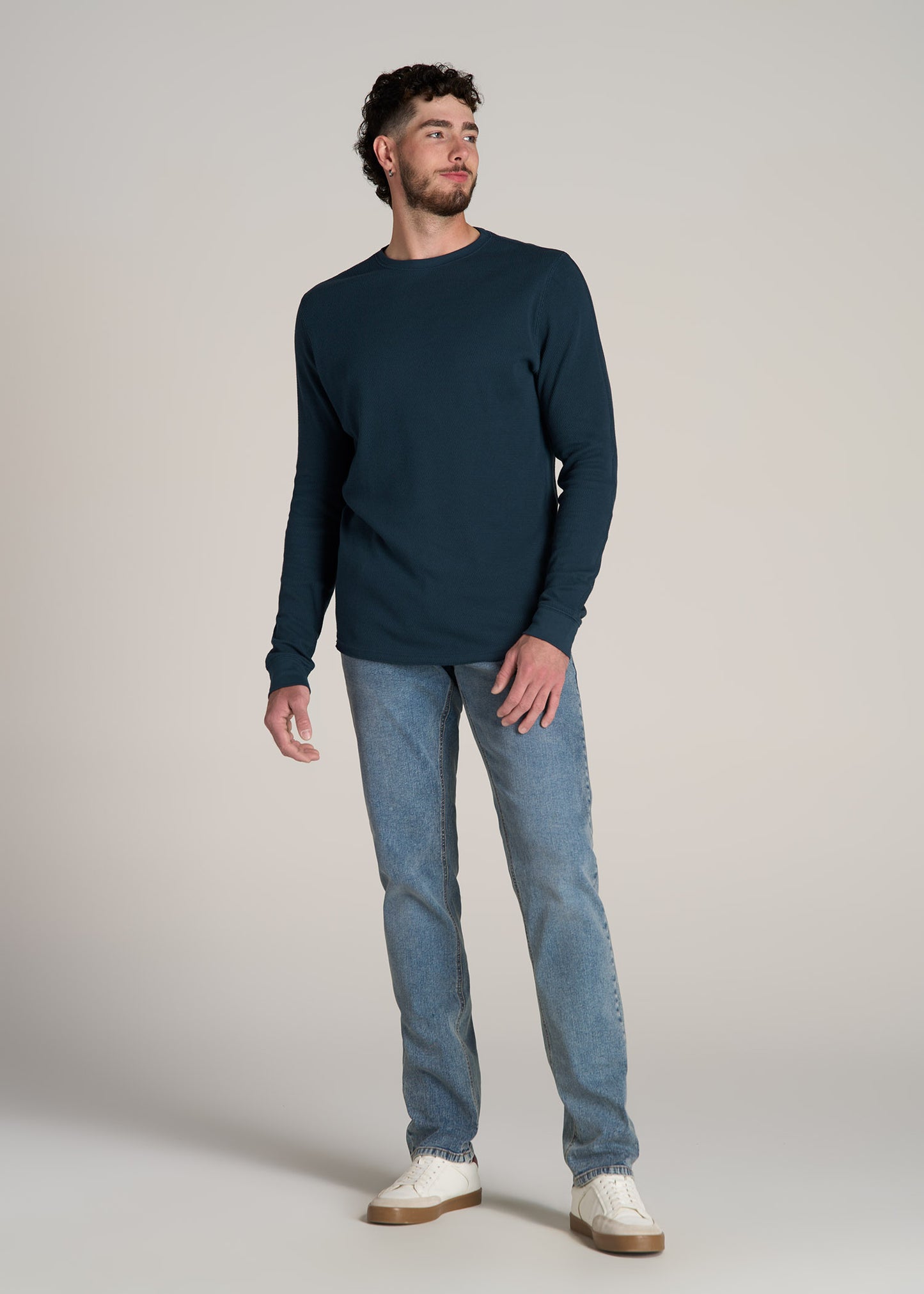 American-Tall-Men-Double-Honeycomb-Thermal-Crewneck-True-Navy-full