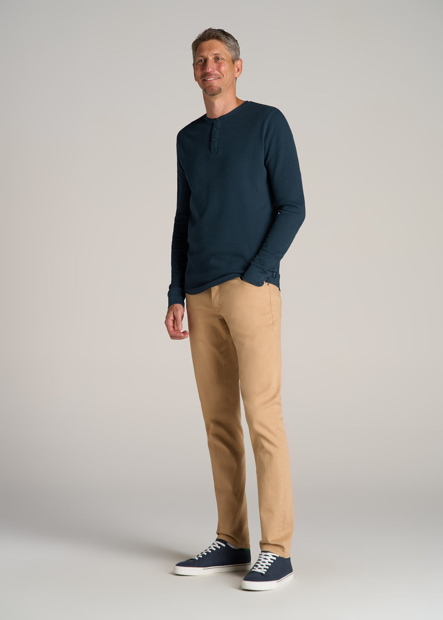 American-Tall-Men-Double-Honeycomb-Thermal-LS-Henley-True-Navy-full