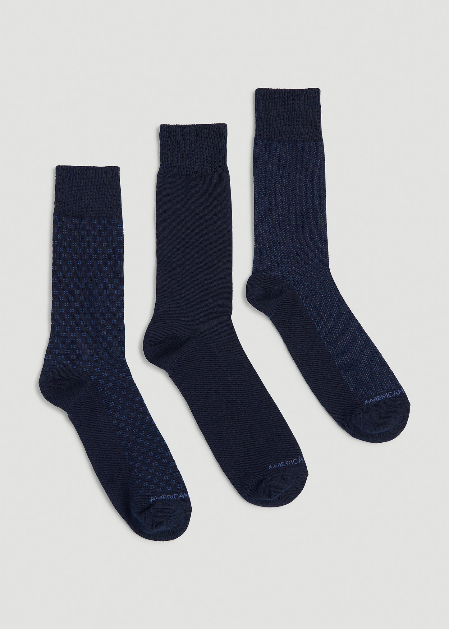 Men's Dress Socks Size 14 to 17 | True Navy