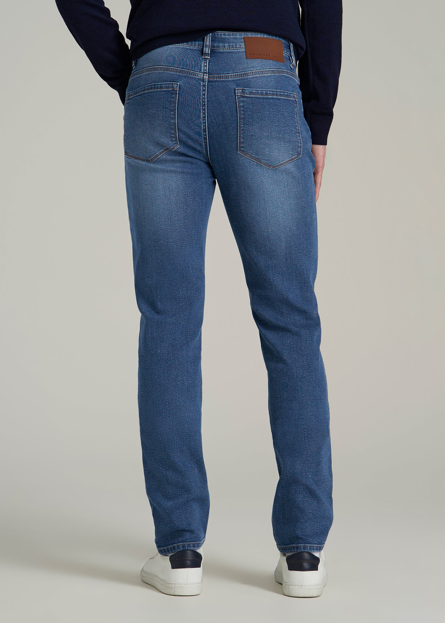 Dylan SLIM-FIT Jeans for Tall Men in Classic Mid Blue