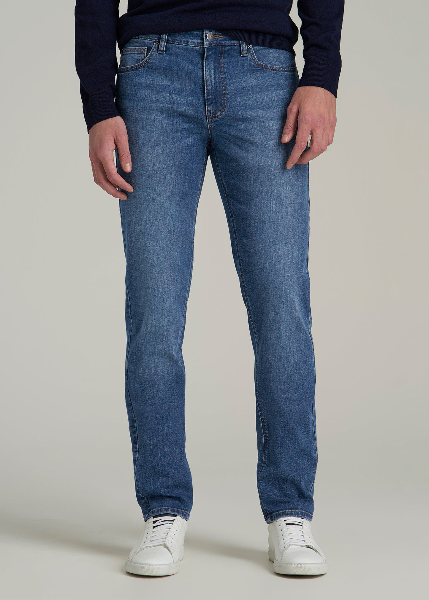 Dylan SLIM-FIT Jeans for Tall Men in Classic Mid Blue