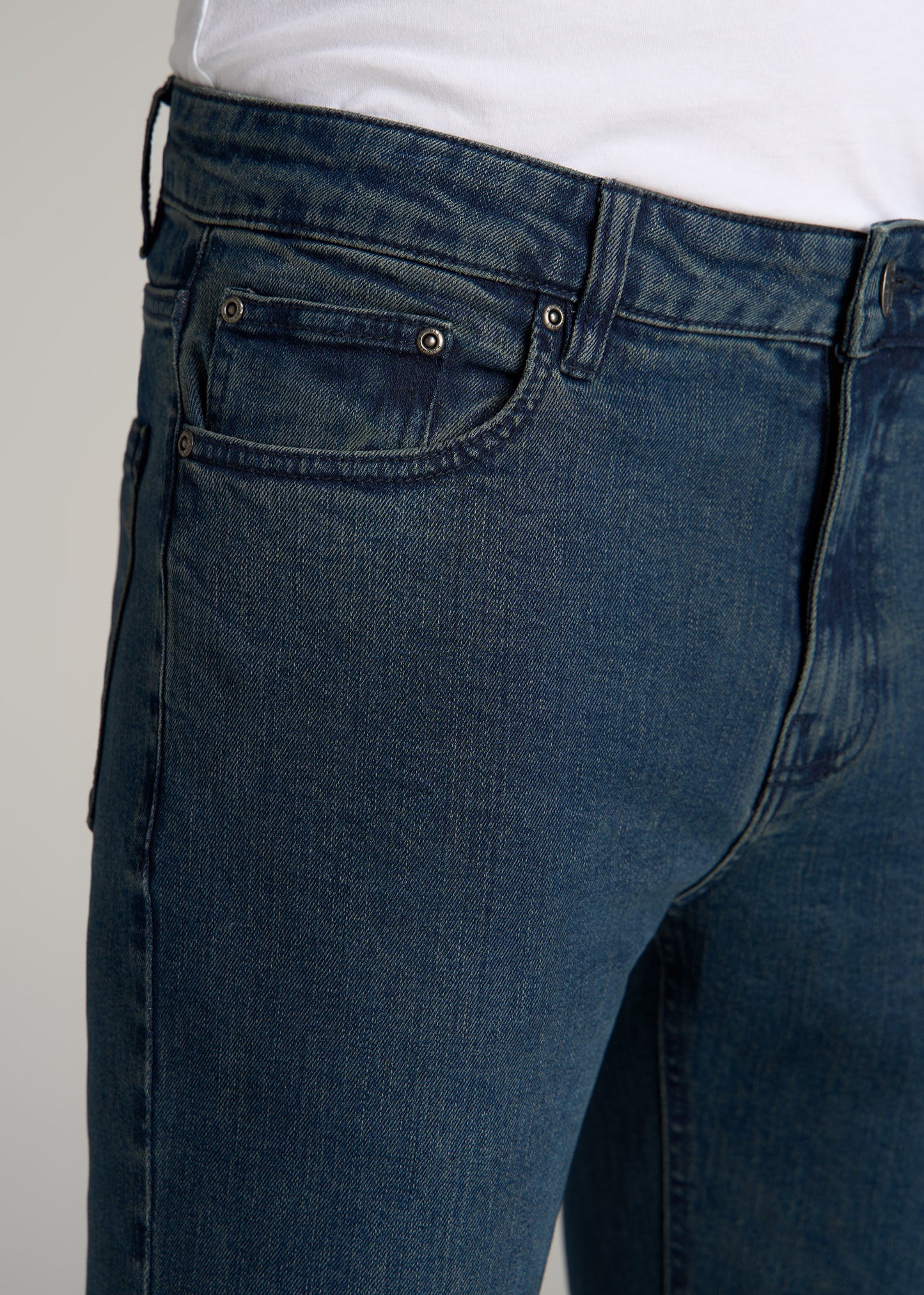 Dylan SLIM-FIT Jeans for Tall Men in Coastal Blue