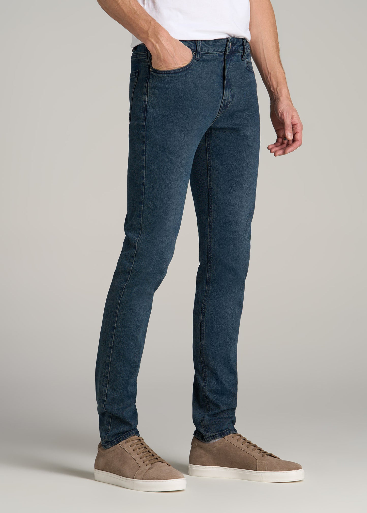 Dylan SLIM-FIT Jeans for Tall Men in Coastal Blue