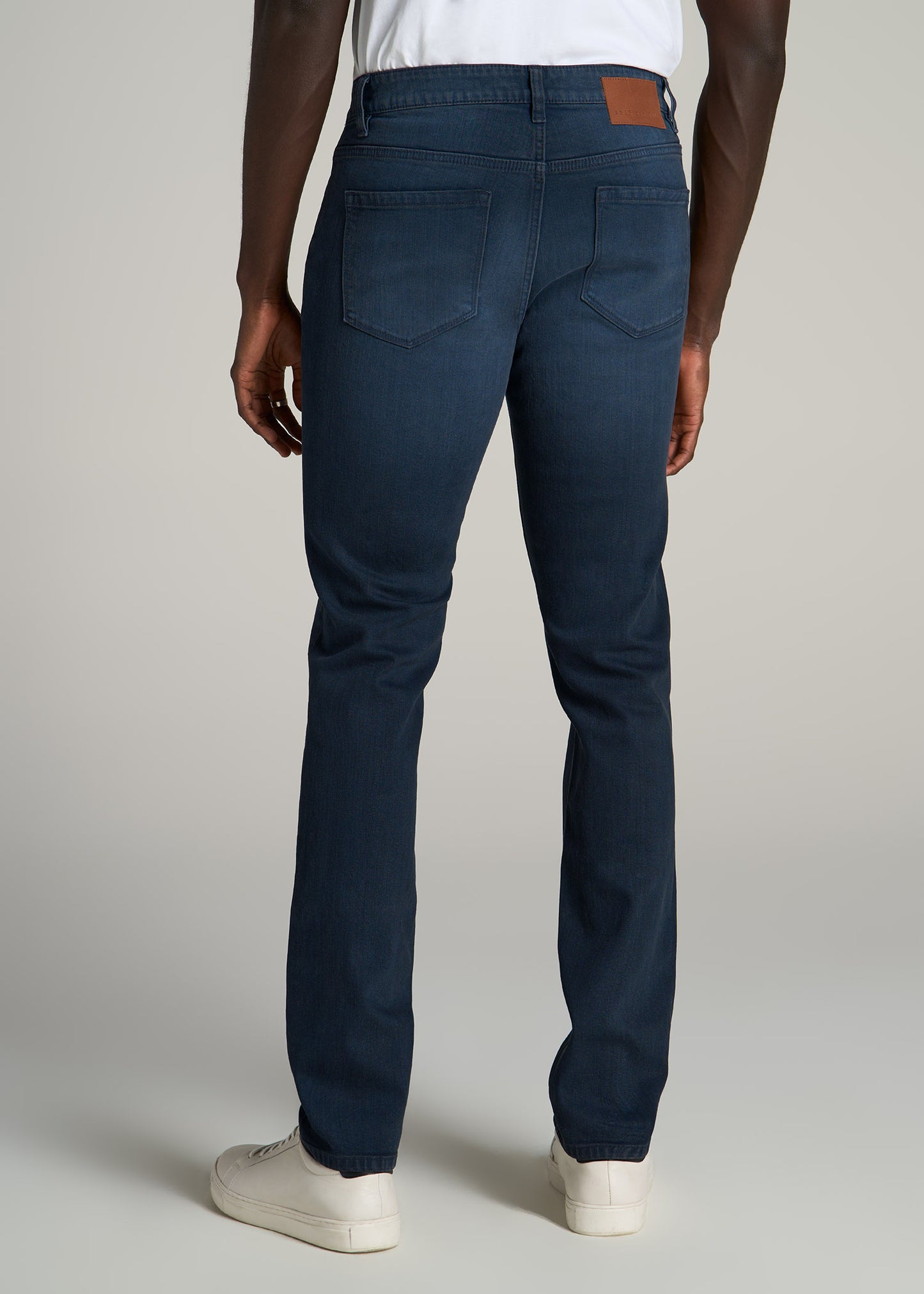 Dylan SLIM-FIT Jeans for Tall Men in Faded Blue Black