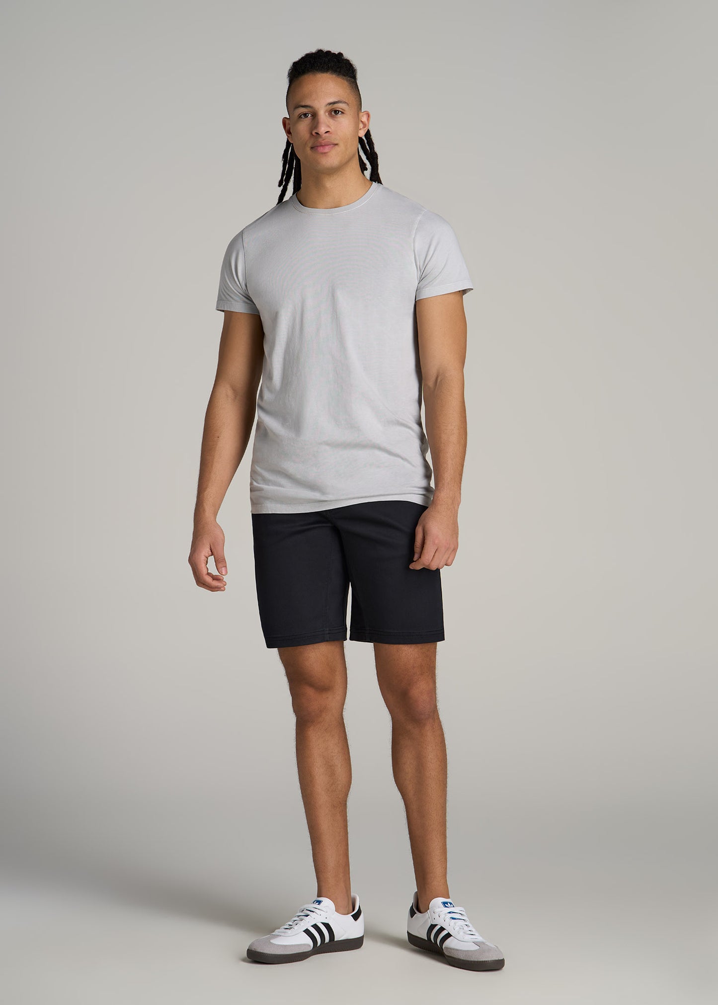 Everyday Comfort 5 Pocket Short for Tall Men in Black