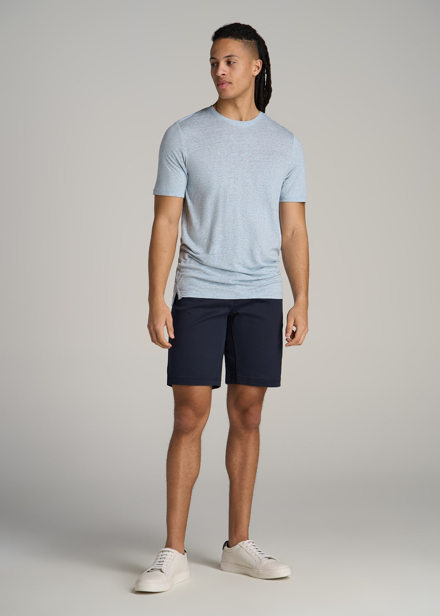 Everyday Comfort 5 Pocket Short for Tall Men in True Navy