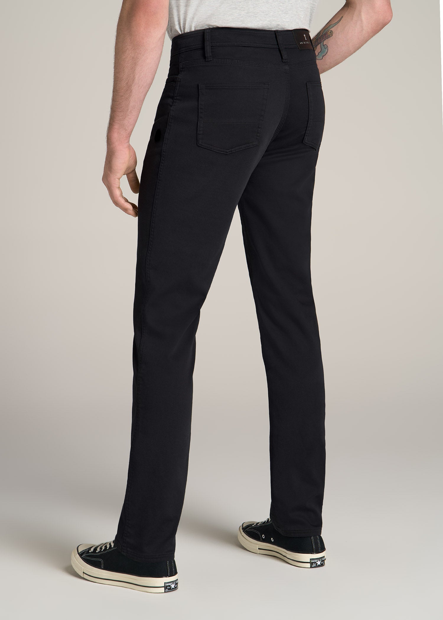 American-Tall-Men-Everyday-Comfort-Five-Pocket-Pant-Black-back