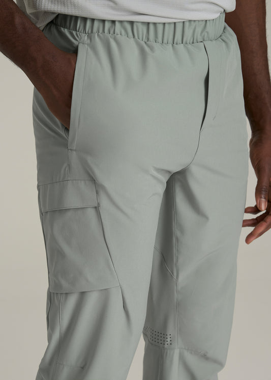 Featherweight Cargo Training Jogger for Tall Men in Seagrass