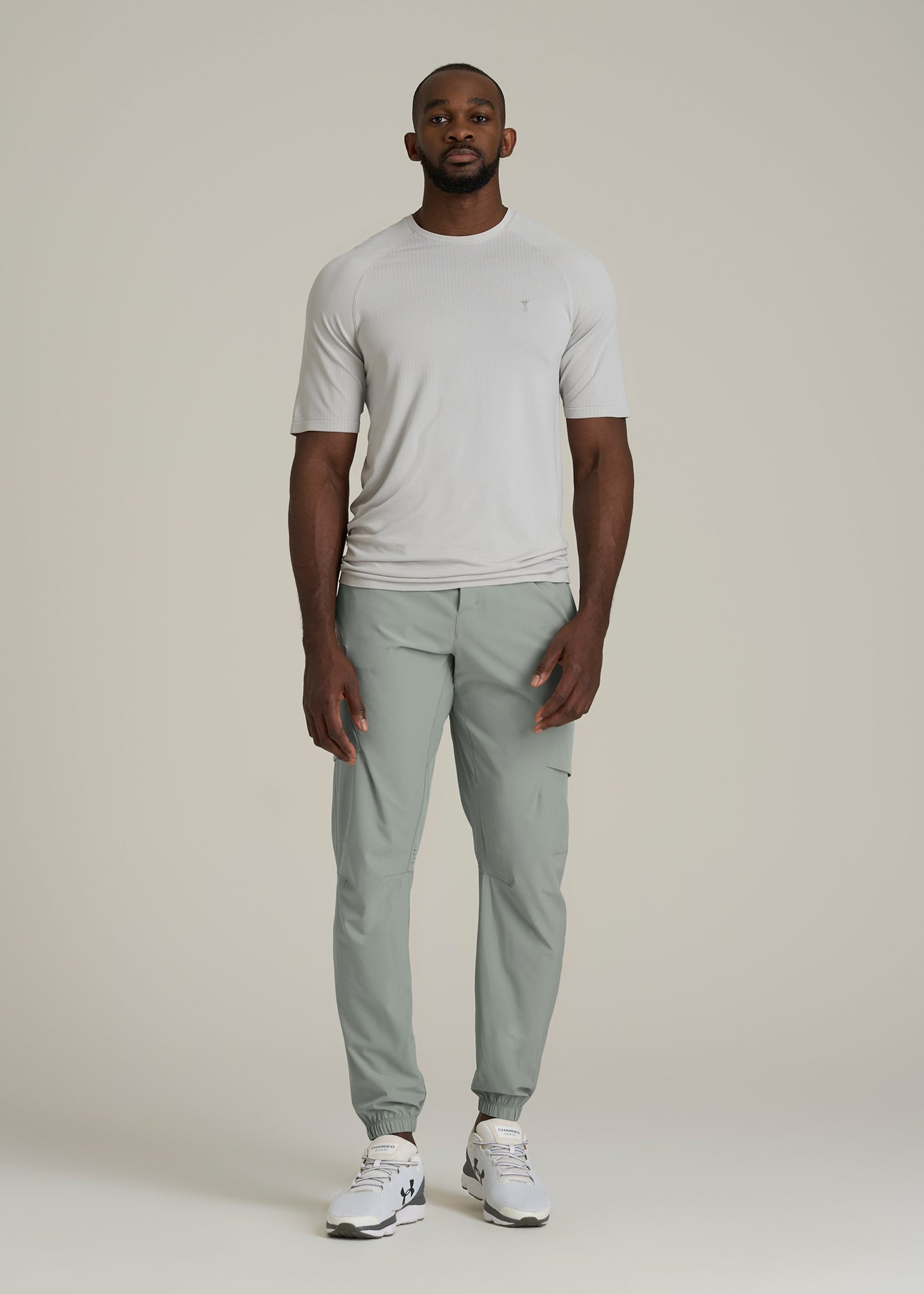 Featherweight Cargo Training Jogger for Tall Men in Seagrass