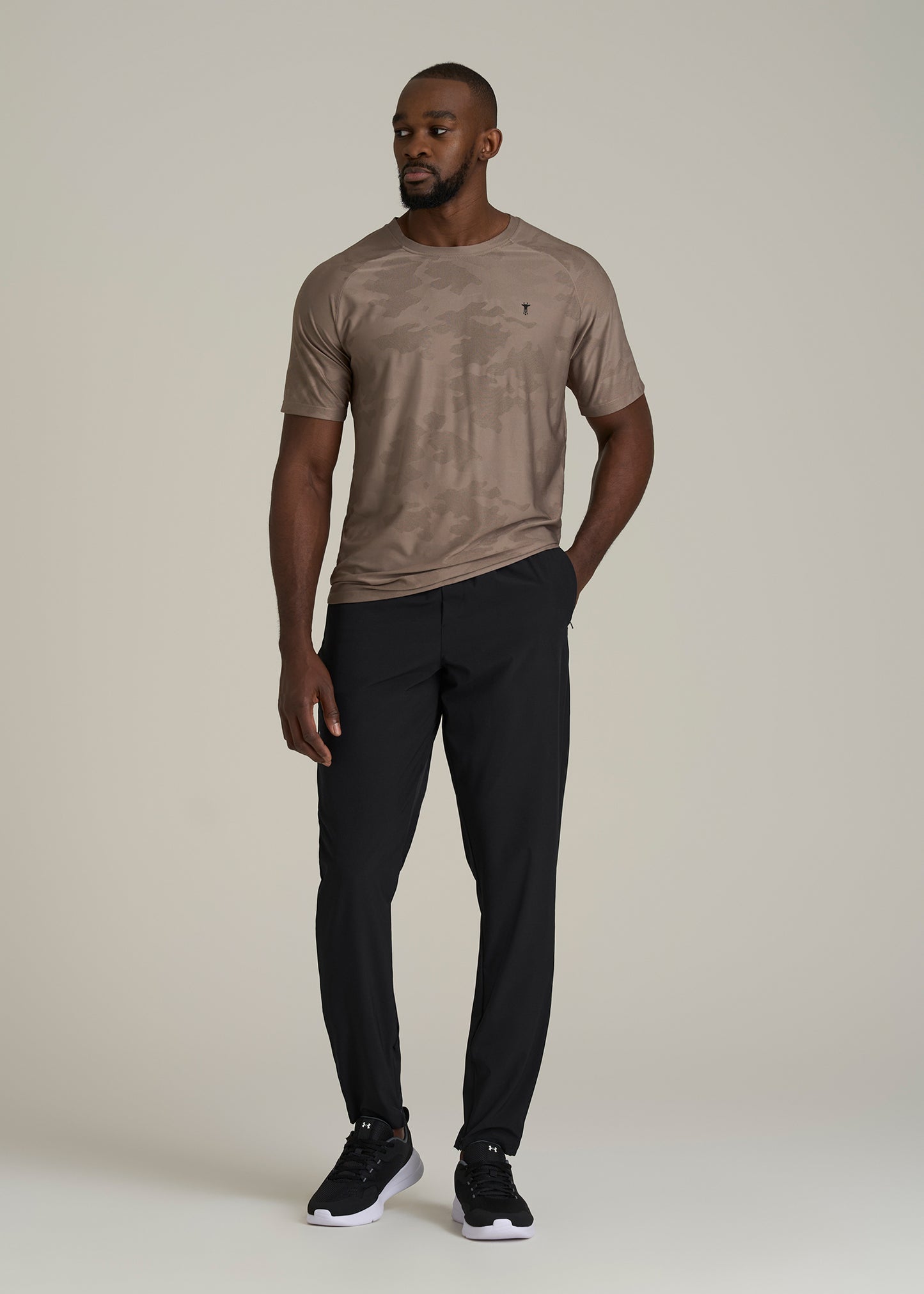 Featherweight Running Pant for Tall Men in Black